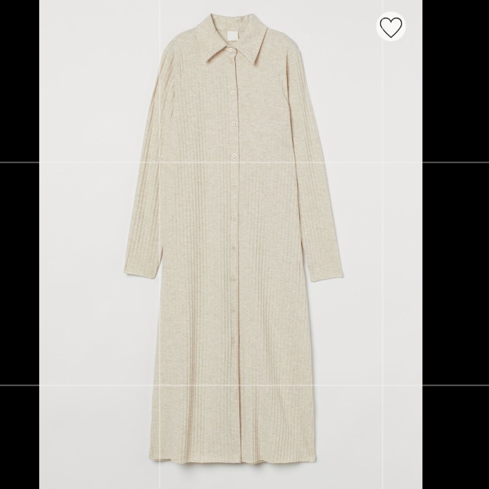 H&M ribbed dress